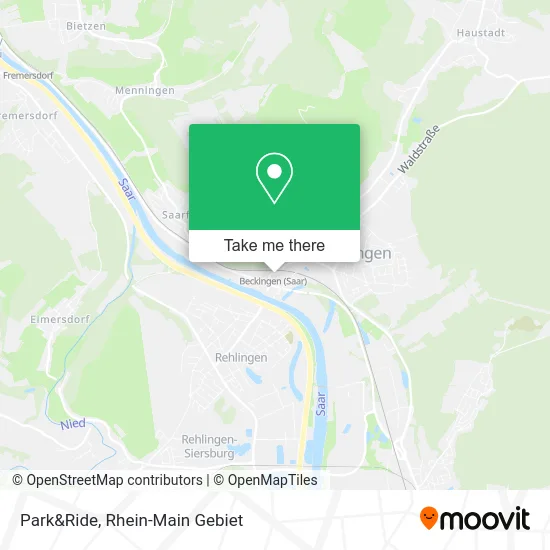 Карта Park&Ride