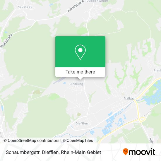 Карта Schaumbergstr. Diefflen