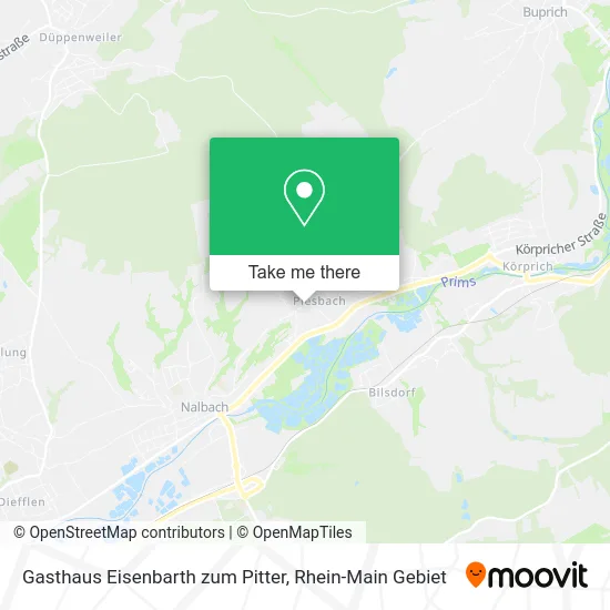 Карта Gasthaus Eisenbarth zum Pitter