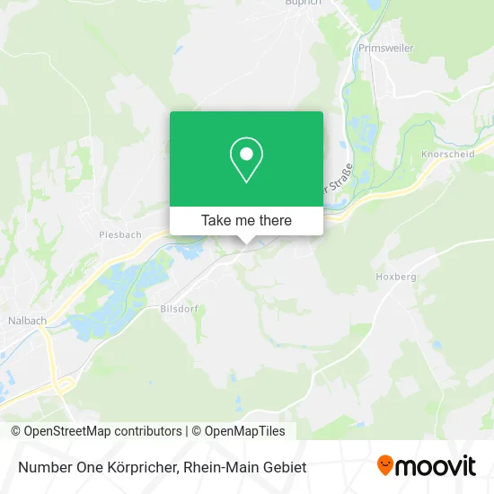 Карта Number One Körpricher