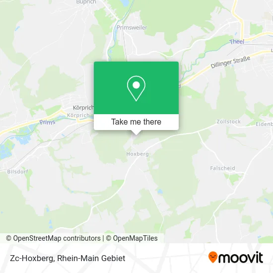 Карта Zc-Hoxberg