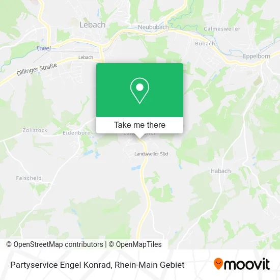 Карта Partyservice Engel Konrad
