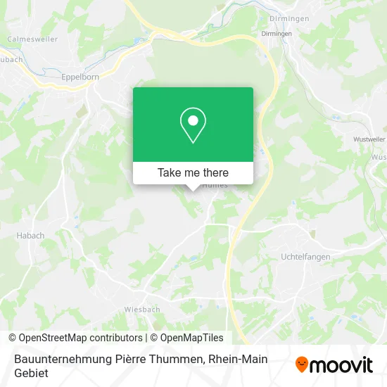 Карта Bauunternehmung Pièrre Thummen