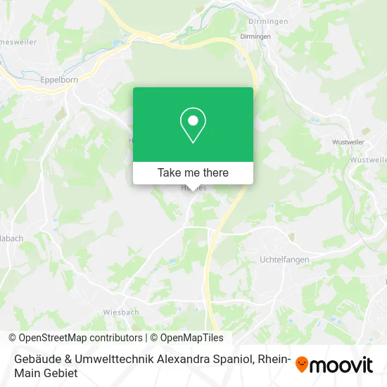 Карта Gebäude & Umwelttechnik Alexandra Spaniol