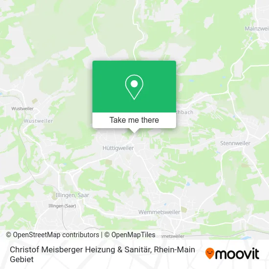 Карта Christof Meisberger Heizung & Sanitär