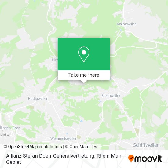 Карта Allianz Stefan Doerr Generalvertretung