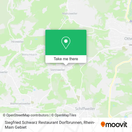 Карта Siegfried Schwarz Restaurant Dorfbrunnen