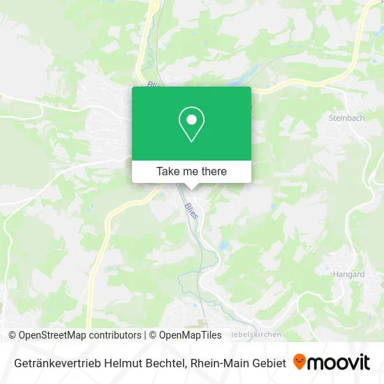 Getränkevertrieb Helmut Bechtel map