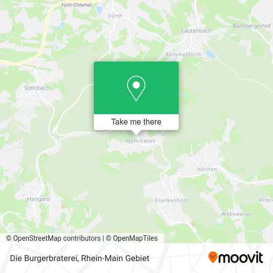 Карта Die Burgerbraterei