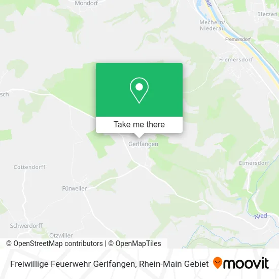 Карта Freiwillige Feuerwehr Gerlfangen