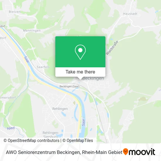 Карта AWO Seniorenzentrum Beckingen