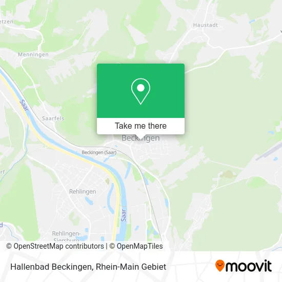 Карта Hallenbad Beckingen