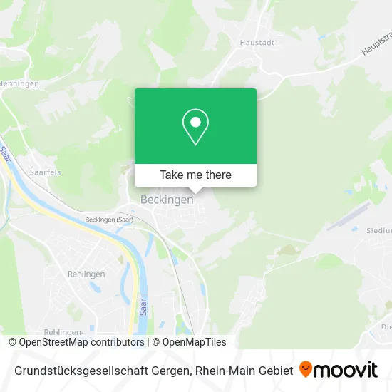 Карта Grundstücksgesellschaft Gergen
