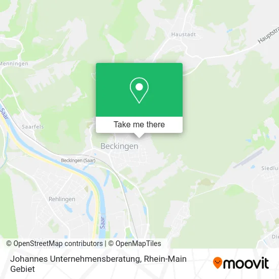 Карта Johannes Unternehmensberatung