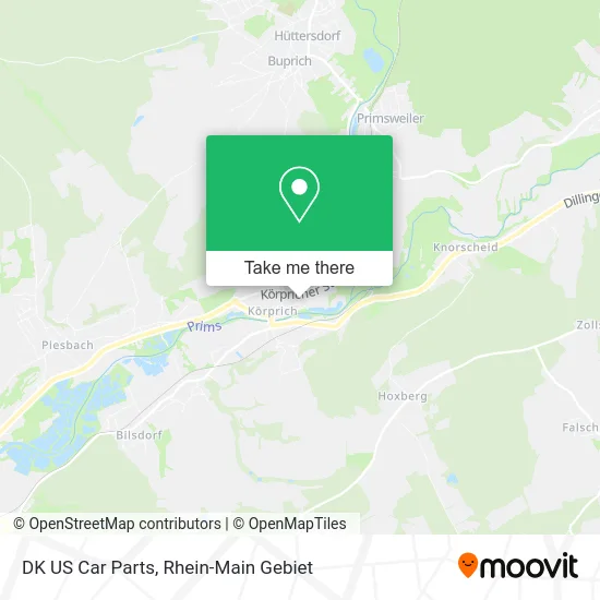 Карта DK US Car Parts