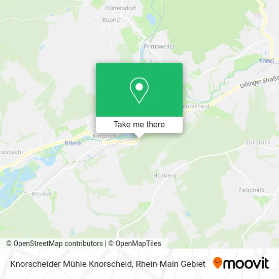 Карта Knorscheider Mühle Knorscheid