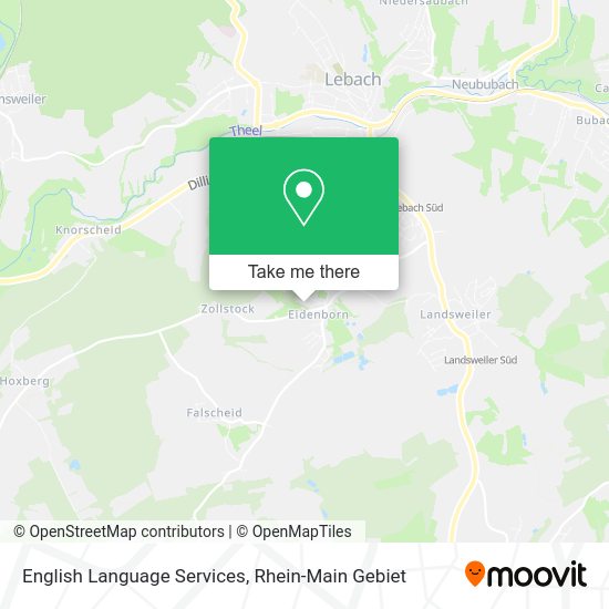 Карта English Language Services