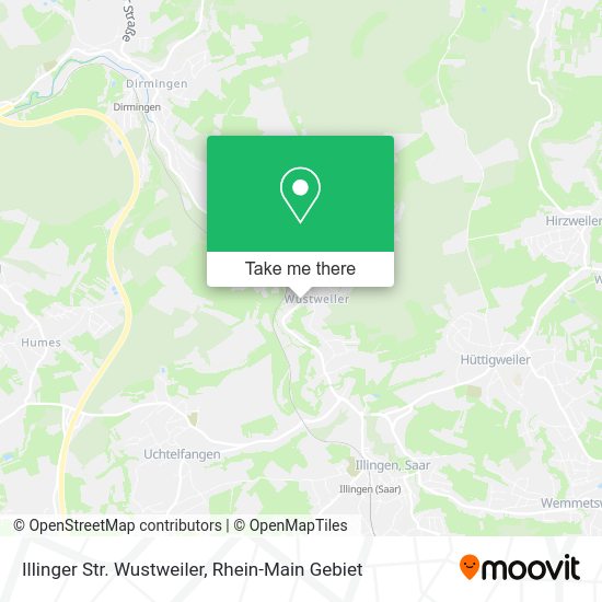 Карта Illinger Str. Wustweiler