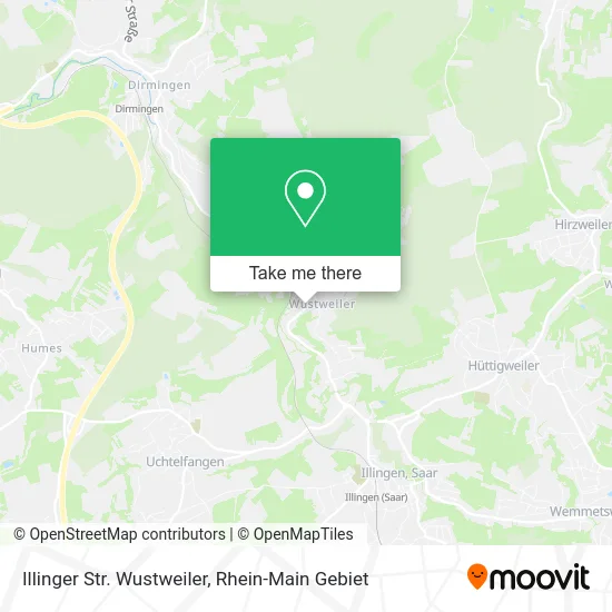 Карта Illinger Str. Wustweiler