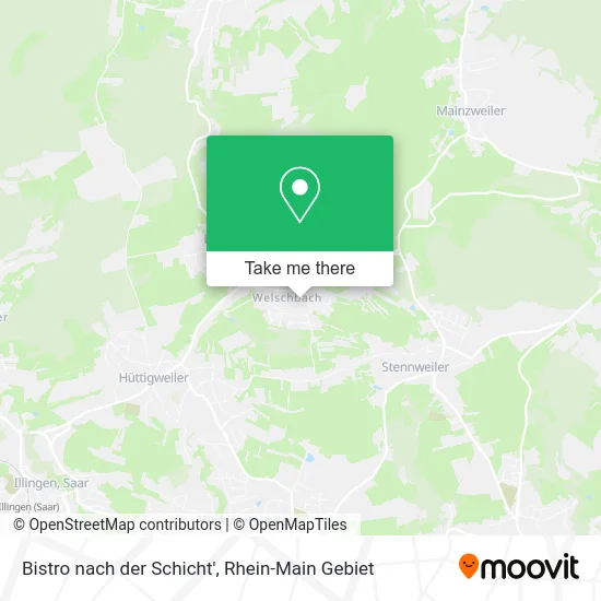 Карта Bistro nach der Schicht'
