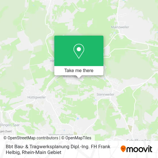 Карта Bbt Bau- & Tragwerksplanung Dipl.-Ing. FH Frank Helbig