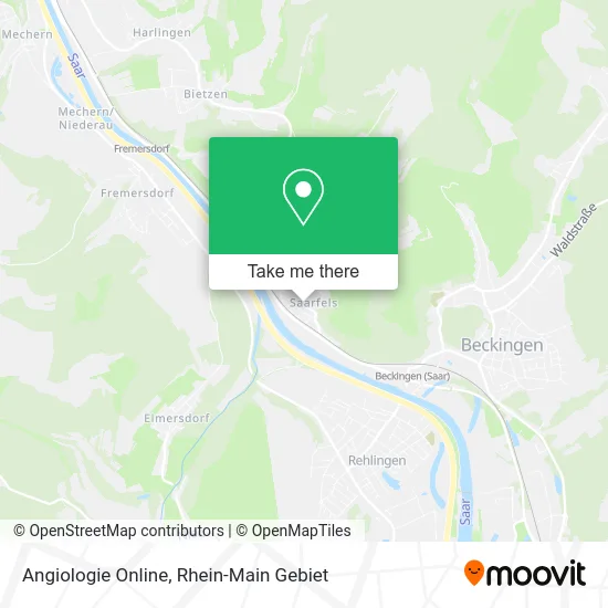 Карта Angiologie Online