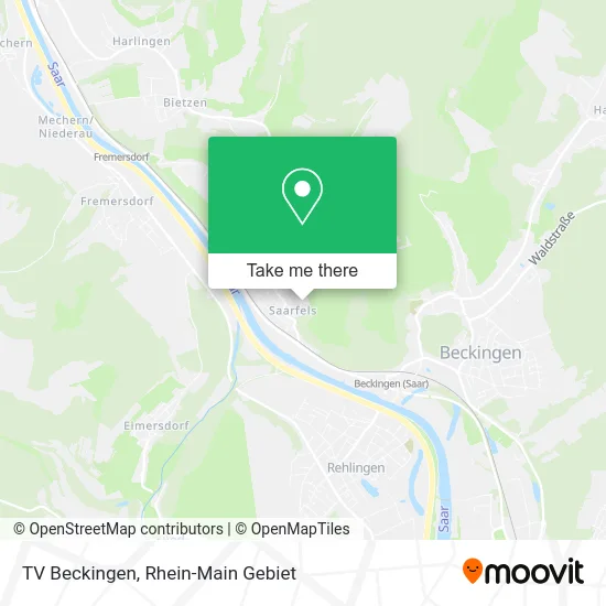Карта TV Beckingen