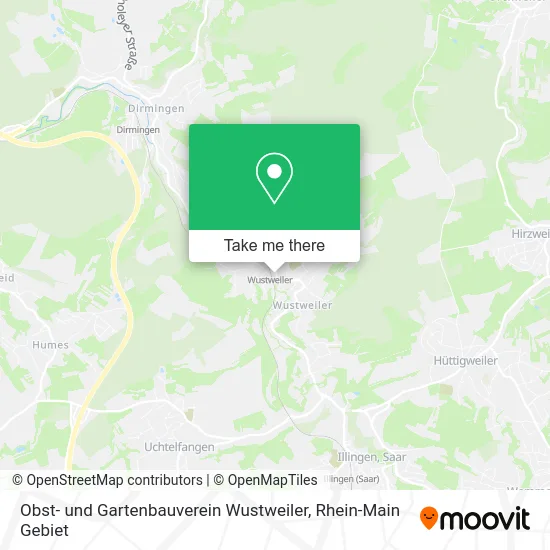 Карта Obst- und Gartenbauverein Wustweiler