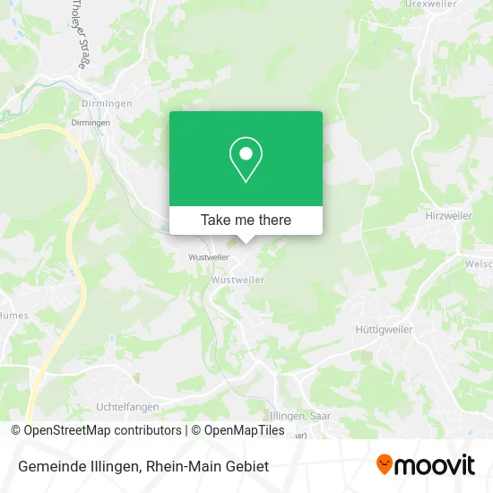 Карта Gemeinde Illingen