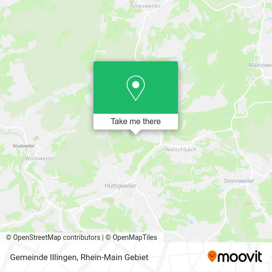 Карта Gemeinde Illingen
