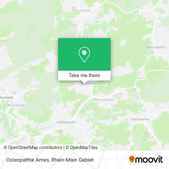 Карта Osteopathie Ames