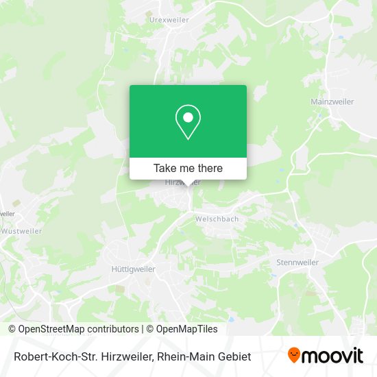 Карта Robert-Koch-Str. Hirzweiler