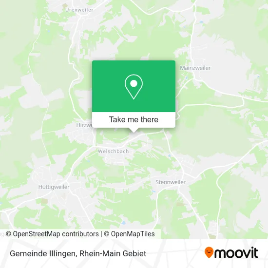 Карта Gemeinde Illingen