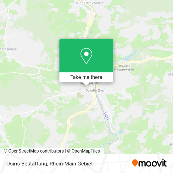 Карта Osiris Bestattung