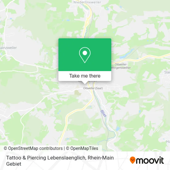 Карта Tattoo & Piercing Lebenslaenglich