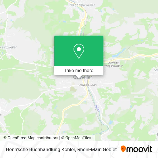 Карта Henn'sche Buchhandlung Köhler