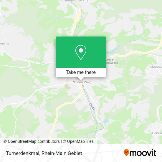 Карта Turnerdenkmal