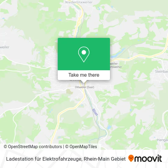 Карта Ladestation für Elektrofahrzeuge