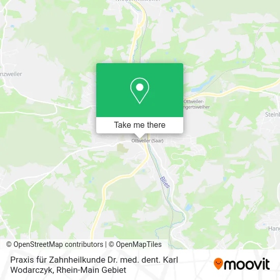 Карта Praxis für Zahnheilkunde Dr. med. dent. Karl Wodarczyk