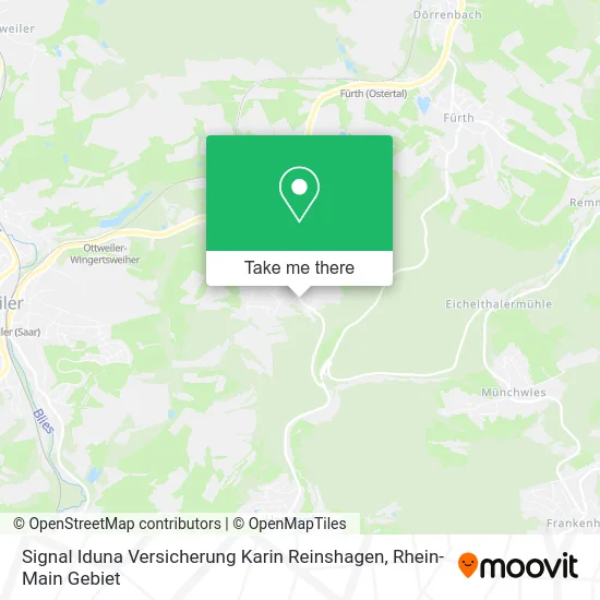 Карта Signal Iduna Versicherung Karin Reinshagen