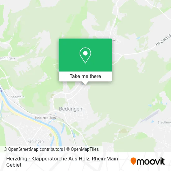 Herzding - Klapperstörche Aus Holz map