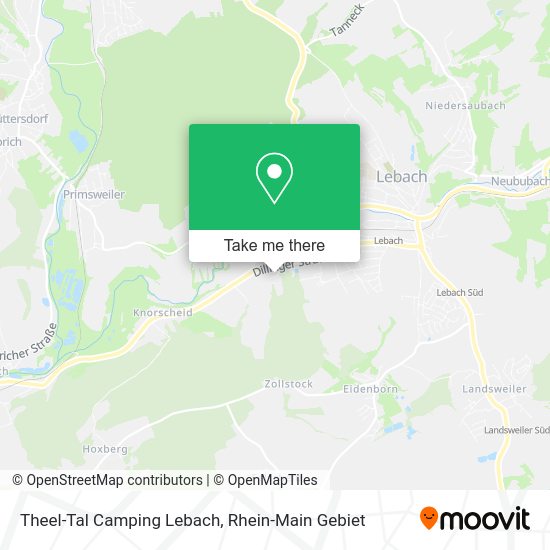 Карта Theel-Tal Camping Lebach