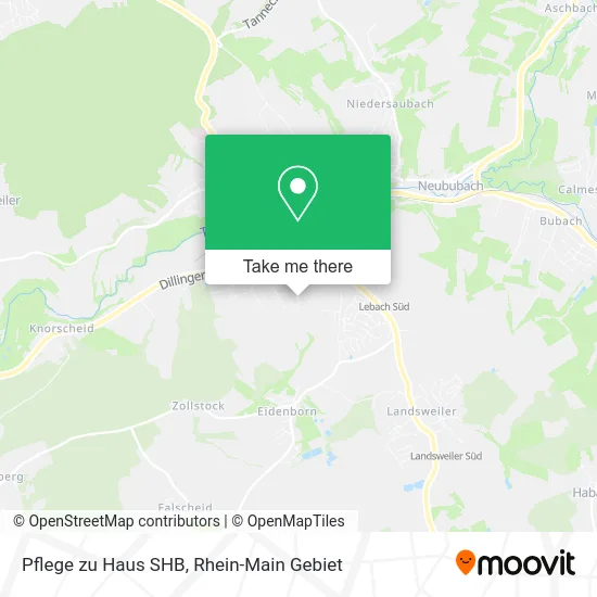 Карта Pflege zu Haus SHB