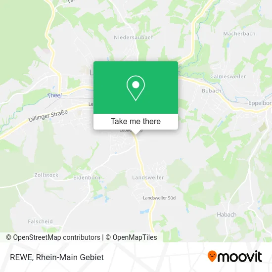REWE map