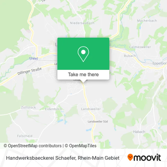 Карта Handwerksbaeckerei Schaefer