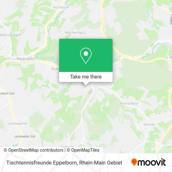 Tischtennisfreunde Eppelborn map