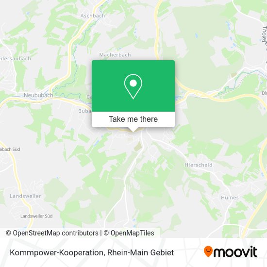 Карта Kommpower-Kooperation