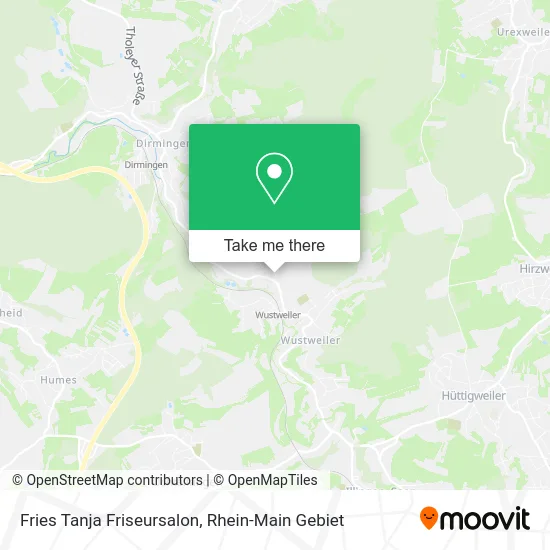 Карта Fries Tanja Friseursalon