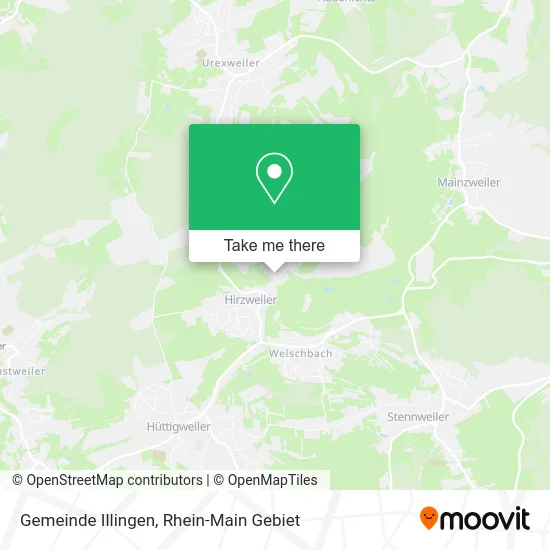 Карта Gemeinde Illingen