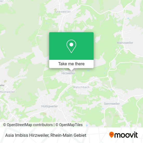 Карта Asia Imbiss Hirzweiler